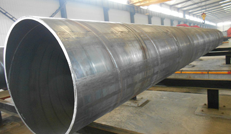 Обработка шва спиральношовных стальных труб